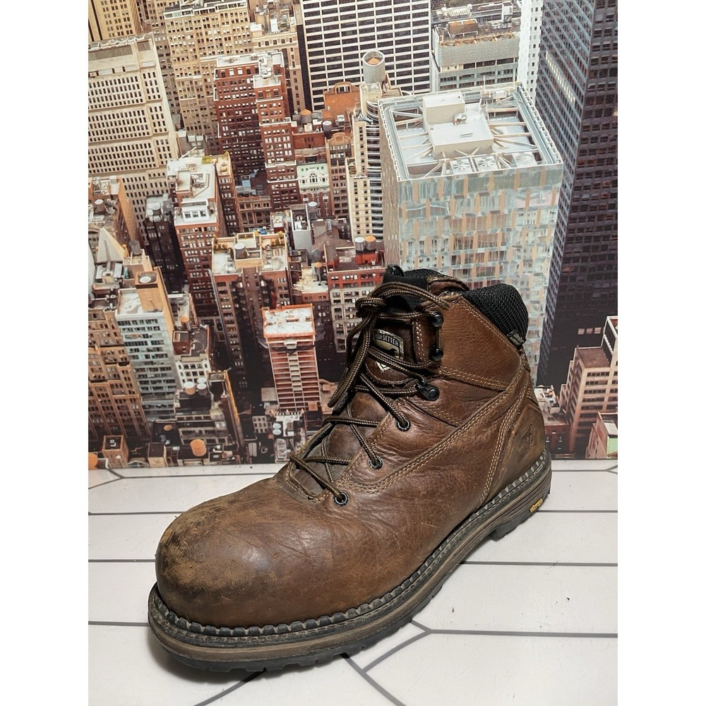 Irish Setter Mens 83686  Work Boot Leather Steel Toe Boot Size 12 D